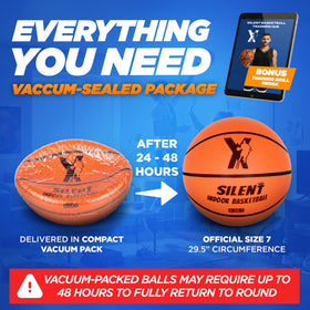 YGA Sports Silent Basketball quiet dribble minimizes noise during training.