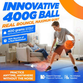 YGA Sports Silent Basketball soft foam texture supports safe indoor play.
