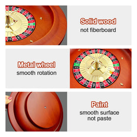 Ygebet compact 11-inch wheel ready for portable home game nights and outdoor use.