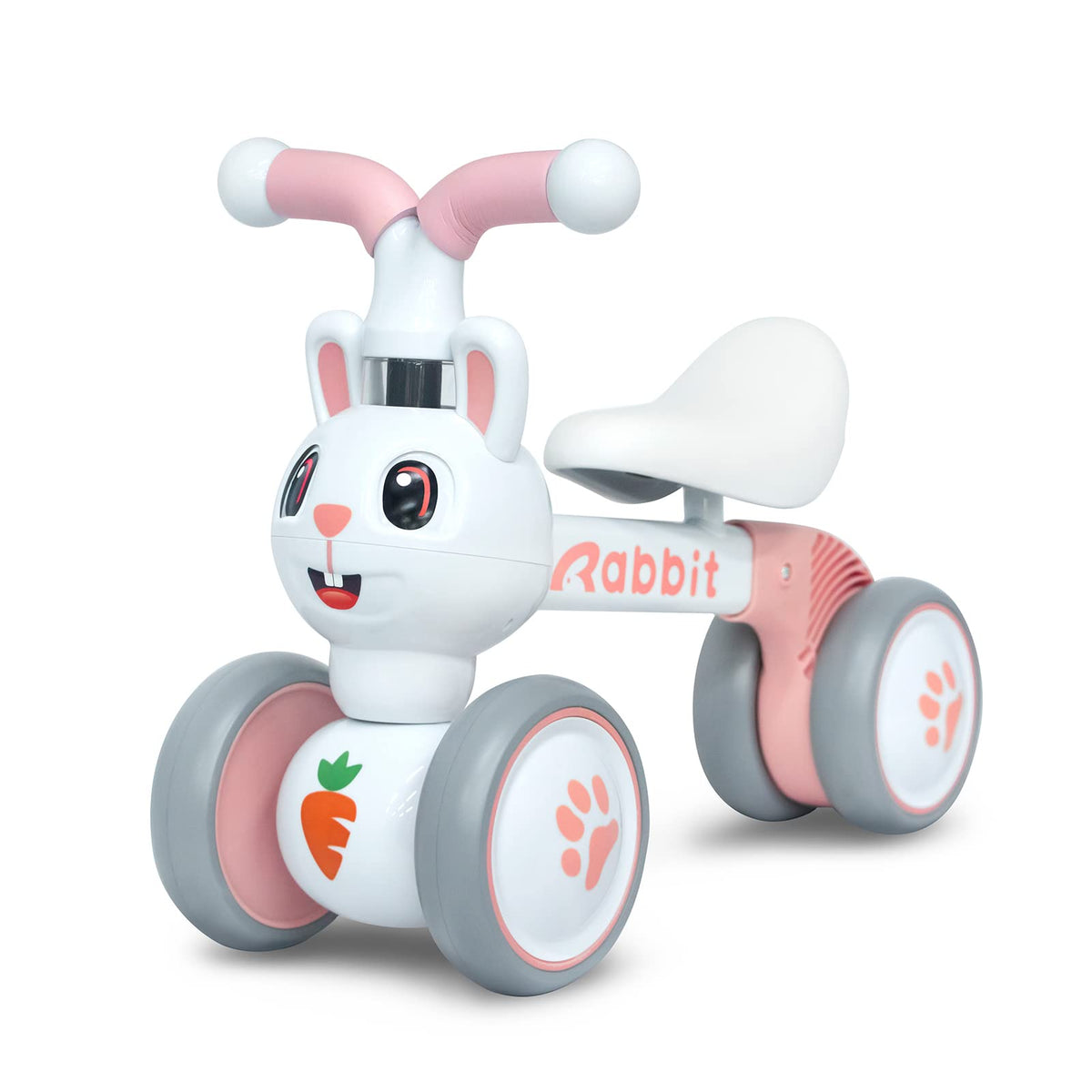 YGJT baby balance bike blinking eyes during steering for engaging play