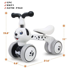 YGJT Spotty Dog balance bike easy assembly with simple instructions