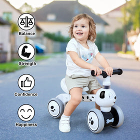 YGJT Spotty Dog balance bike silent EVA wheels for smooth rides