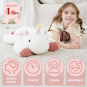 YGZE soft plush fabric provides a cozy feel during cuddles and bedtime.