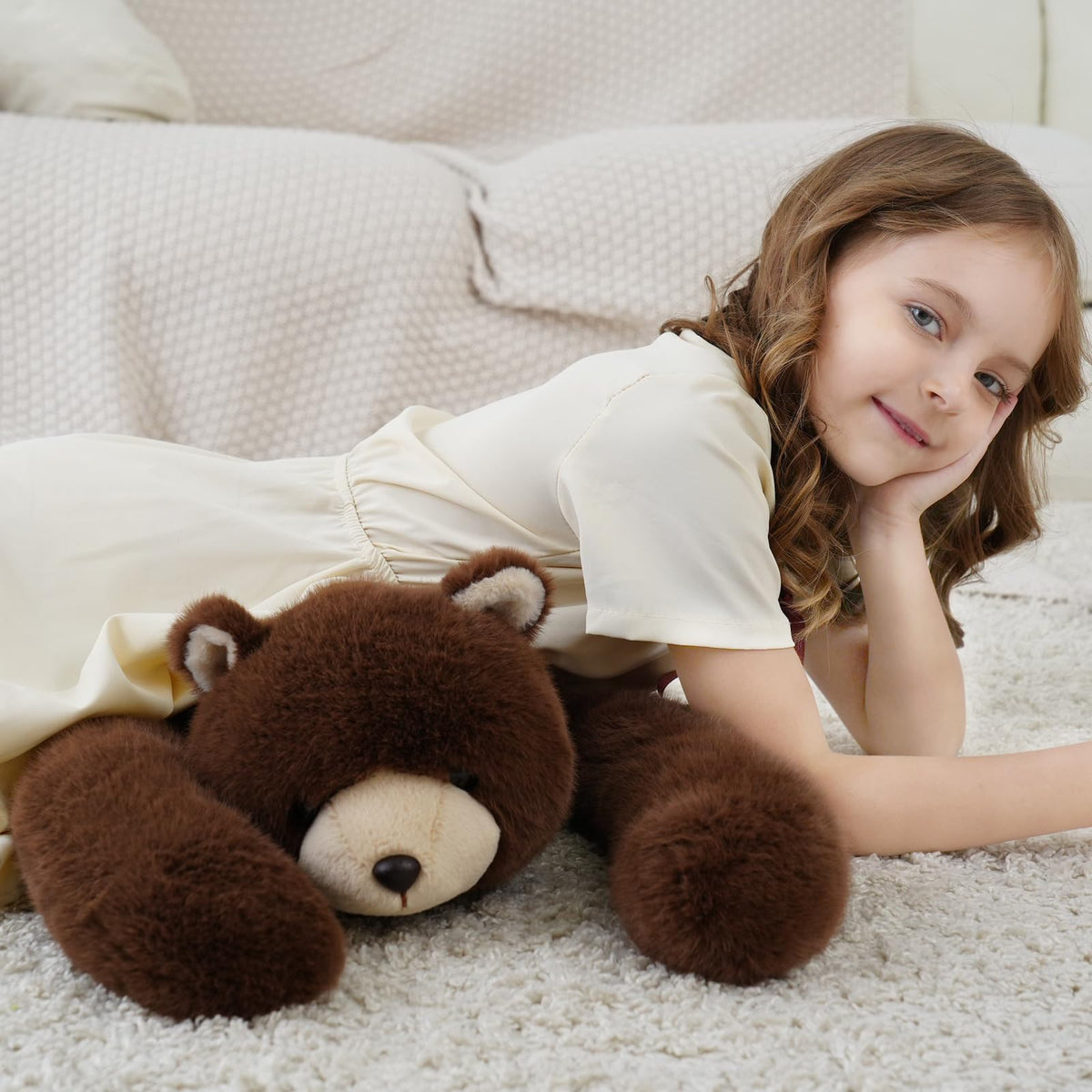 YGZE weighted bear cozy gift for kids and adults on occasions.