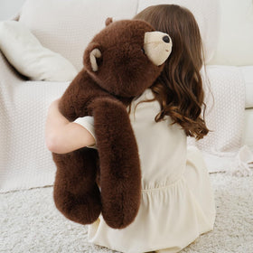 YGZE weighted bear easy-care surface-washable for quick cleaning and reuse.