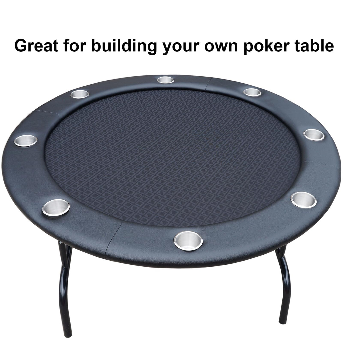 YH Poker no cushioning cloth accepts a foam underlay for slight bounce.