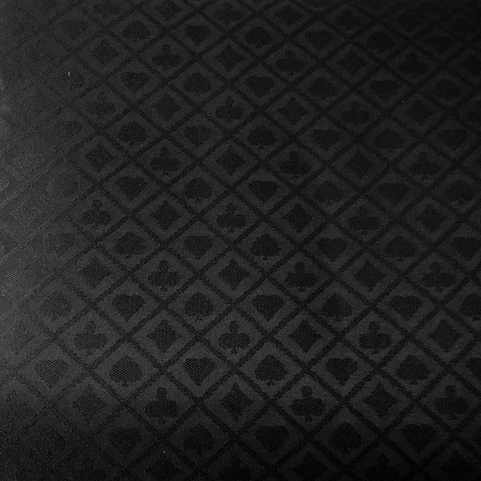 YH Poker speed cloth 108x60 black fabric for smooth dealing and quick cleanup.