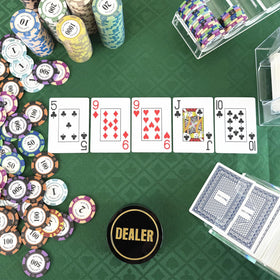 YH Poker Speed Cloth DIY table setup for family game nights.