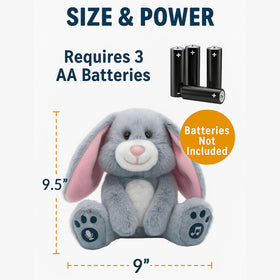 YH YUHUNG bunny soft-velvety plush invites cozy cuddle sessions