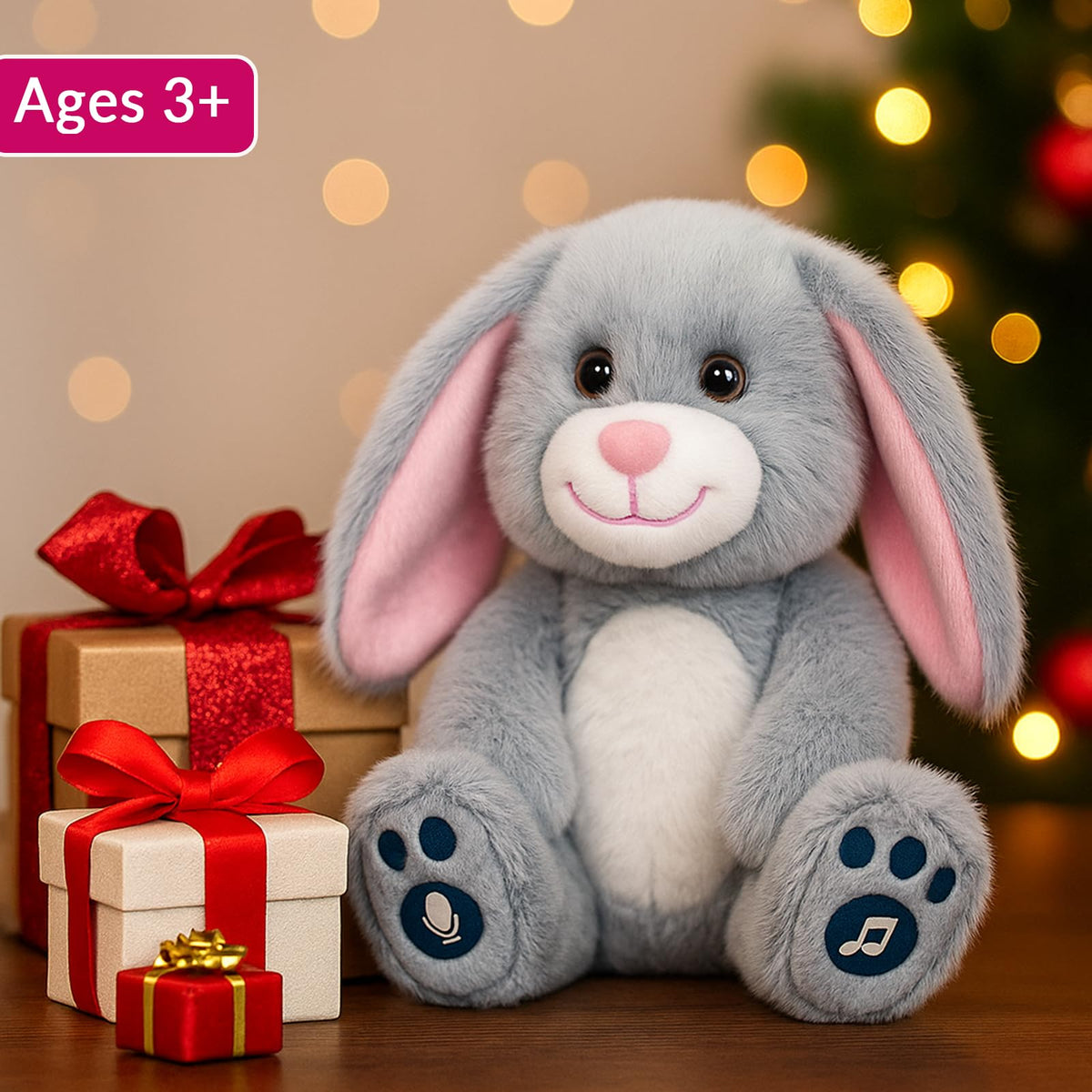 YH YUHUNG bunny volume-control ears tailor noise level for naps or play