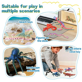 YHBWSM dinosaur with jointed limbs ideal for hands-on learning.