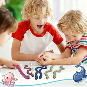 YHBWSM articulated snakes in a 12-inch collection for display and prizing.