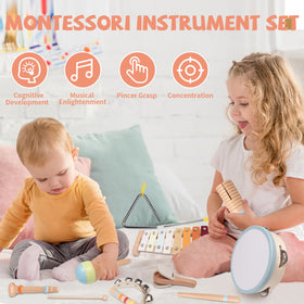 YHHYTOY tambourine for shake-and-rhythm play and music exploration