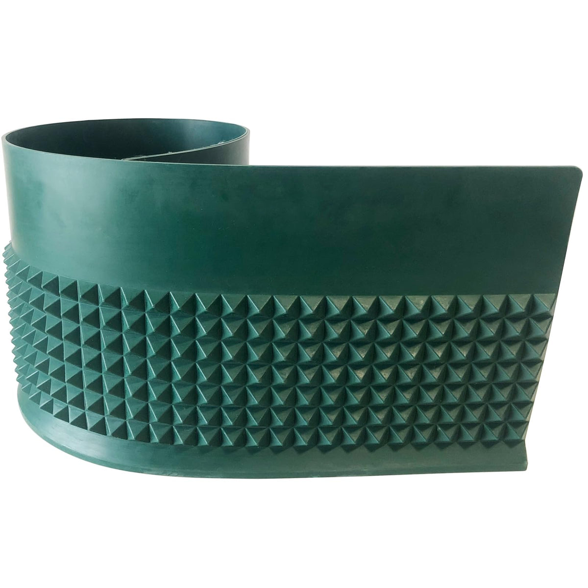 YH Poker craps diamond pyramid bumper on dark green backboard for casino-style dice rolls.