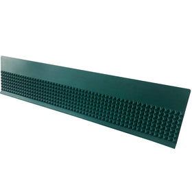 YH Poker craps tabletop mat in dark green felt enhances authentic casino ambiance.