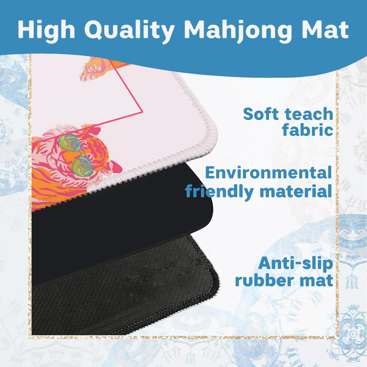 Yhtrg soft rolling mat is easy to store after game night.