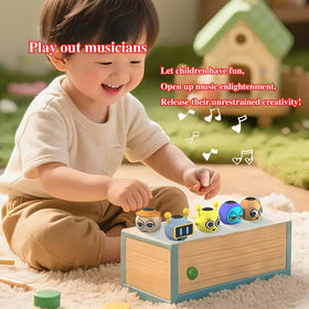 YHWSLYZ Rhythm Box battery compartment simplifies setup for quick use