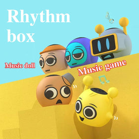 YHWSLYZ Rhythm Box in action shows portable, screen-free music creation