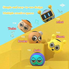 YHWSLYZ Rhythm Box displays five character shapes inspiring imaginative play