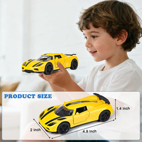 YHXKJ 1:36 diecast sports car with opening doors offers realistic detail for imaginative racing.
