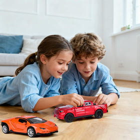YHXKJ pull-back toy cars provide battery-free, easy start-and-go fun.