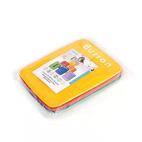 YHZAN dressing board travel toy for on-the-go dressing skills practice.