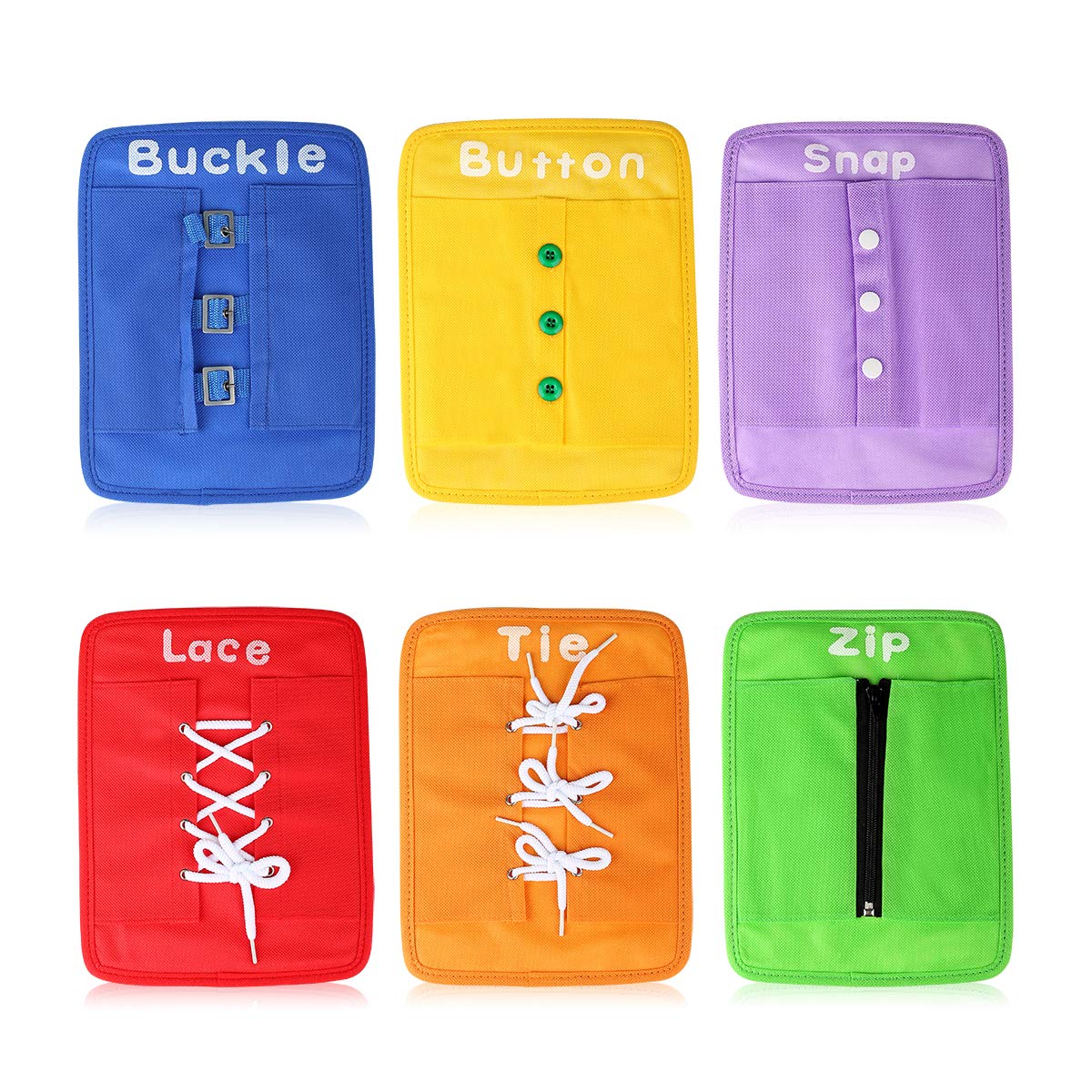 YHZAN dressing board zip action for easy dressing practice and self-reliance.