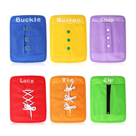 YHZAN dressing board zip action for easy dressing practice and self-reliance.
