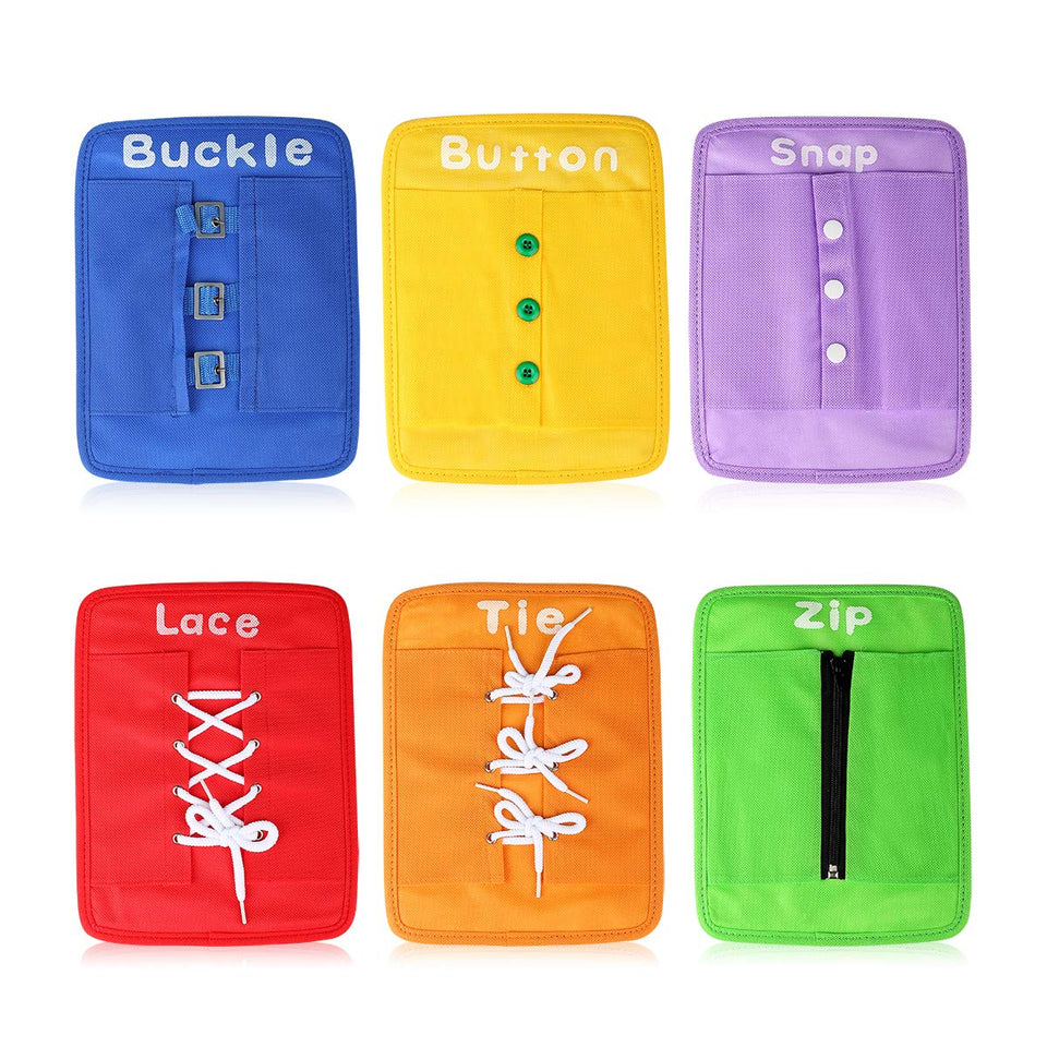 YHZAN dressing board zip action for easy dressing practice and self-reliance.