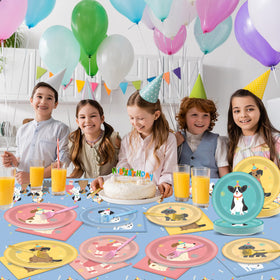 Yiaoyinnz retro puppy design adds nostalgic charm to the celebration.