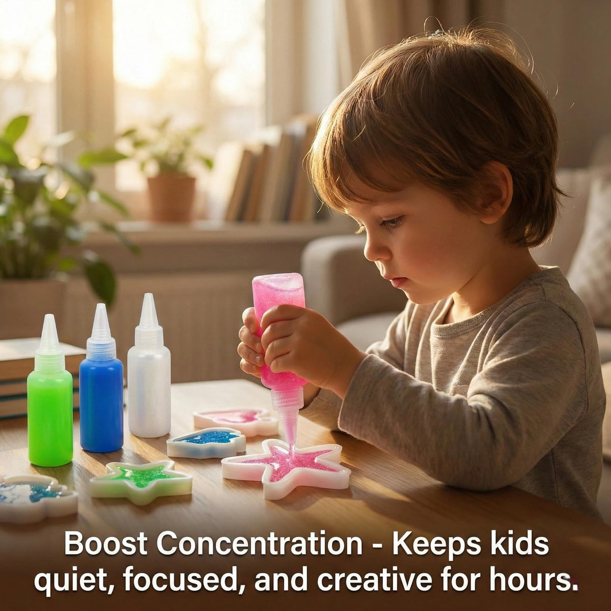 Yichushisu Magic Water Elf Kit glow bottles provide glowing effects for captivating nighttime crafts