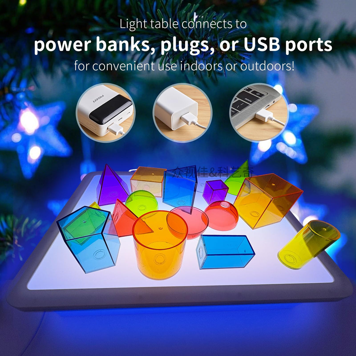 Yichushisu portable light table fits on compact spaces and IKEA Flisat setups