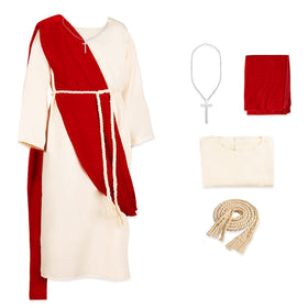 Yickoon Kids Jesus robe costume for nativity scenes and plays.