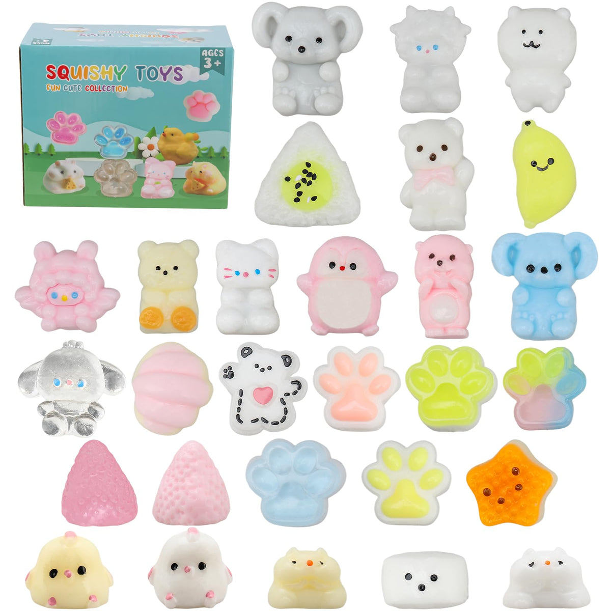Yidayes Taba Squishy Pack cover — colorful variety for play ideas and gift-ready fun.