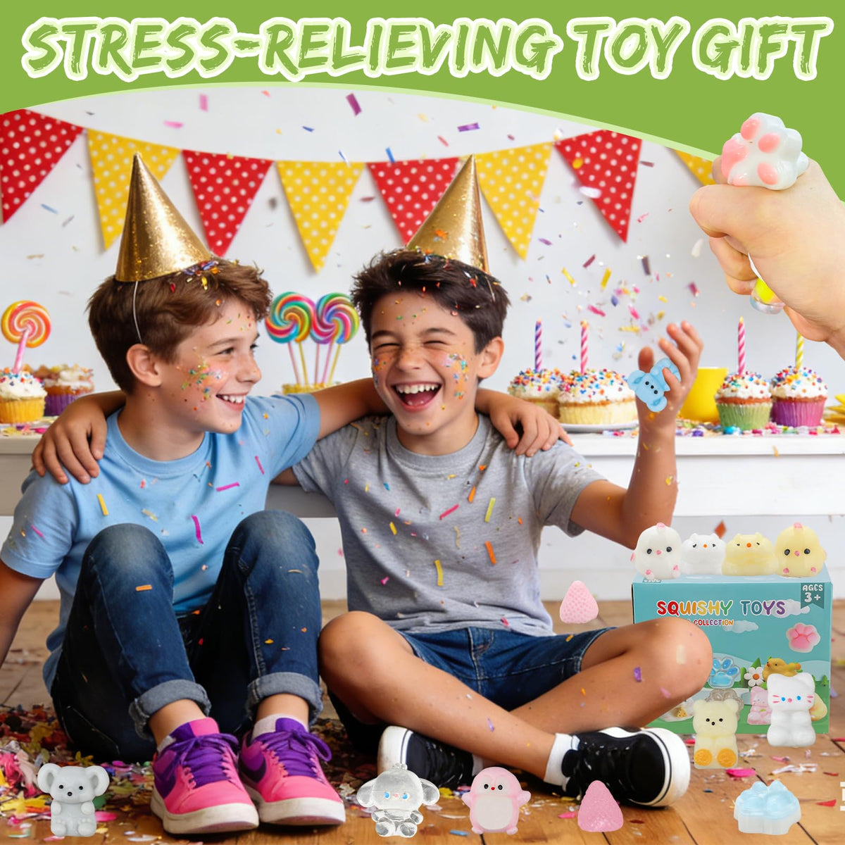 Yidayes Taba Squishy Pack gift set — perfect party favors and stocking stuffers.