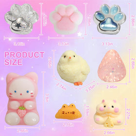 Yidayes Taba squishy pack showcasing portable chain pouches for easy carrying