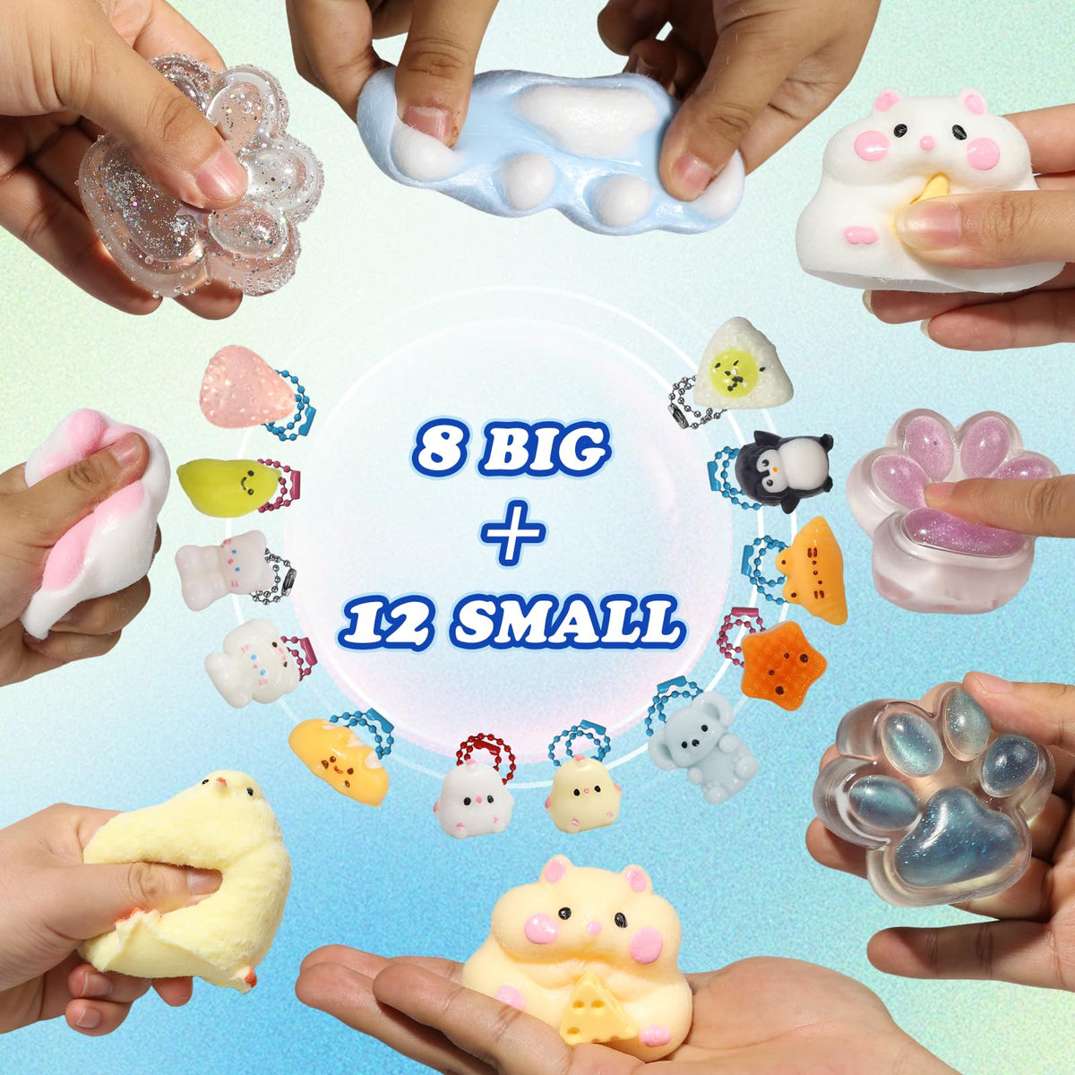 Yidayes Taba squishy variety featuring cute characters for all ages