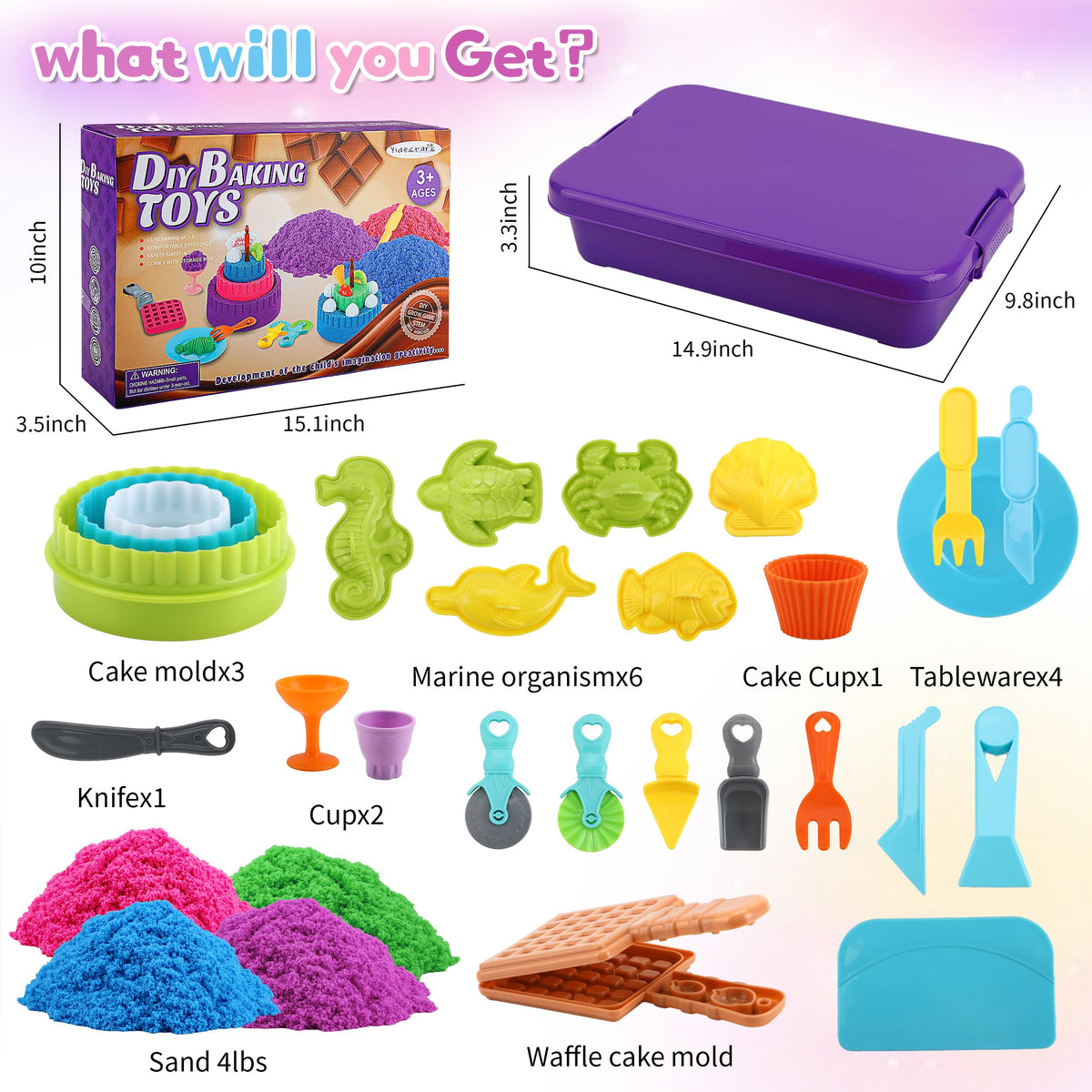 YIDESTARS ice cream toy set invites pretend play and storytelling.