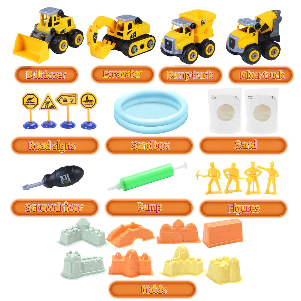 YIDESTARS eight molds expand building and castle ideas.