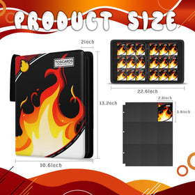 Yifan binder’s 9-pocket internal layout keeps cards organized and easy to browse.