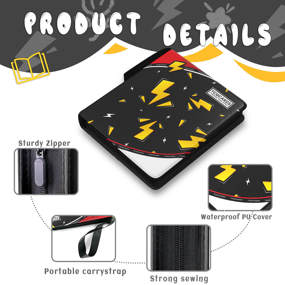Yifan binder sleeves that hold up to 900 cards