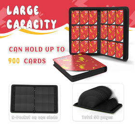 Yifan binder featuring the 3-ring design for easy sleeve changes