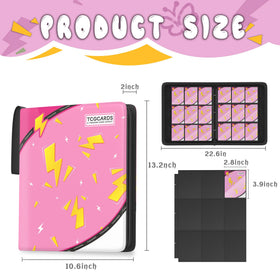Yifan 50 removable sleeves organize up to 900 cards.