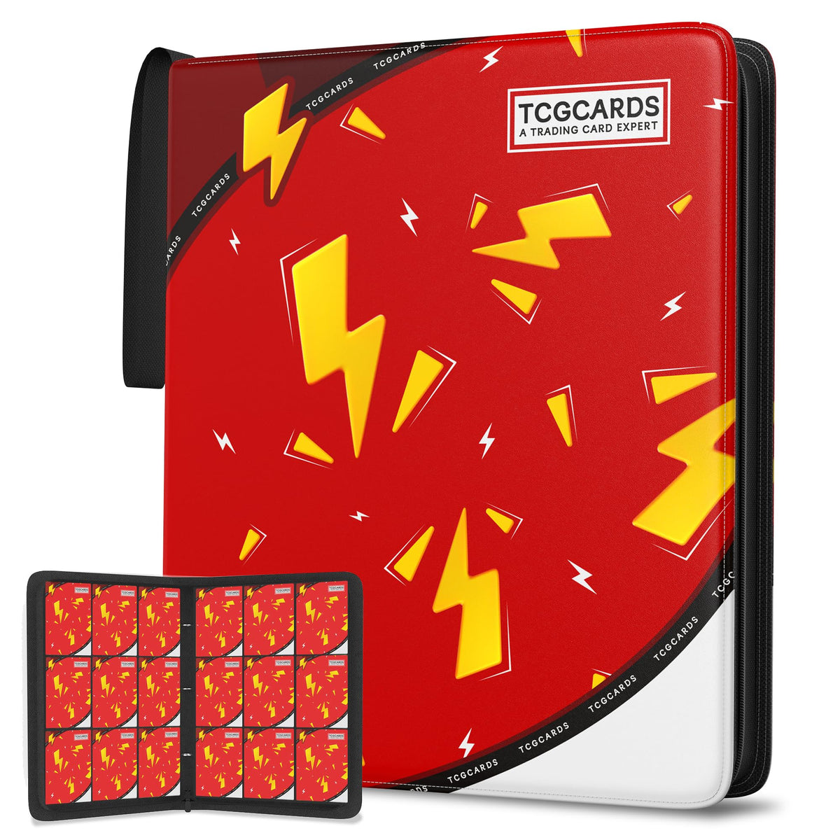 Yifan Trading Card Binder open view shows 9-pocket layout for quick card access