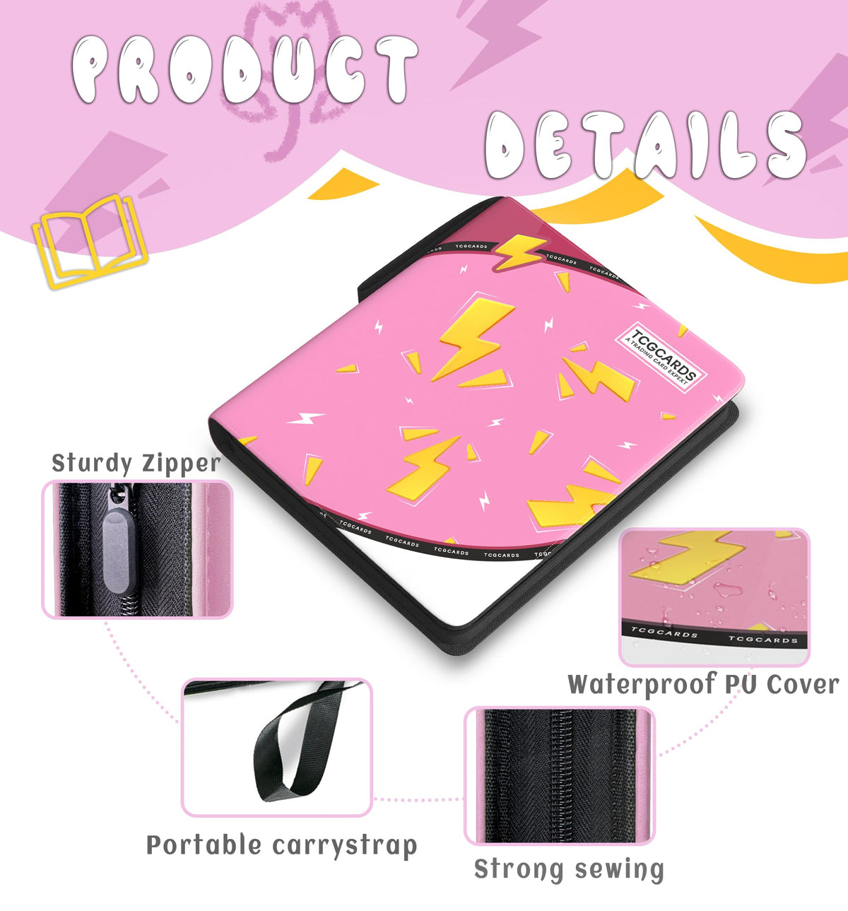 Yifan PU leather exterior feels premium and protects cards.