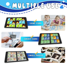 Yifan binder with wrist strap for portable carrying of card collection