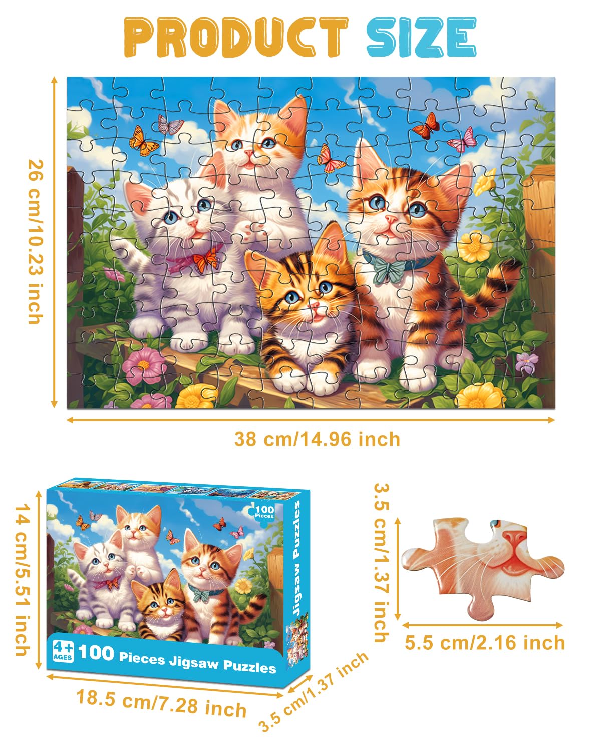 Yigney lion and cat puzzle pack supports shared play and learning