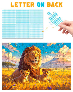 Yigney tiger puzzle encourages focus and cognitive skills during play
