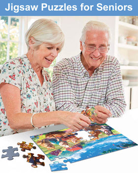 Yigney mountain puzzle aids fine motor skills with easy grip pieces