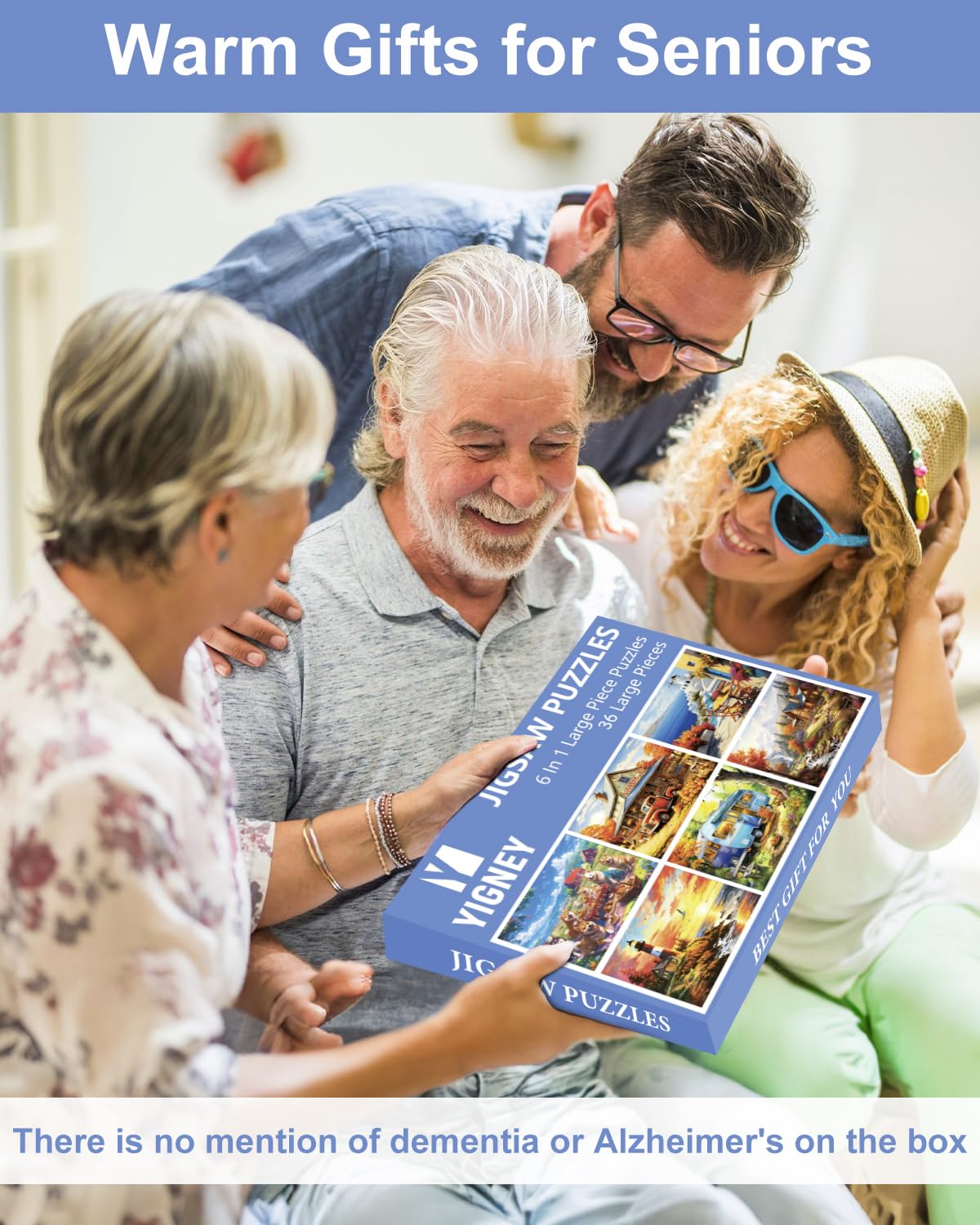 Yigney packaging with posters supports simple storage and display